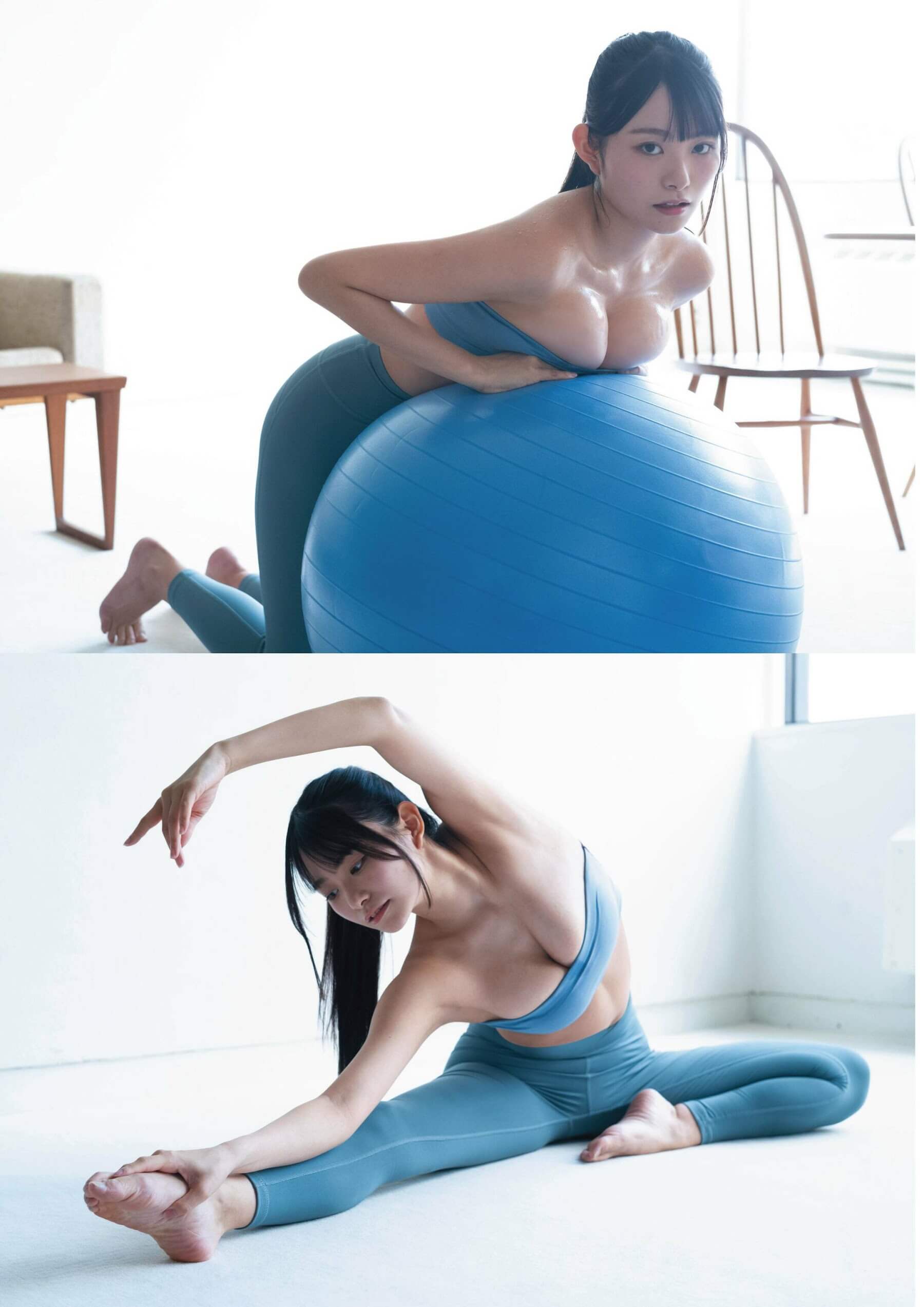 桜井木穂 水着グラビア「トレーニング女子」を テーマに撮影しました 3枚目