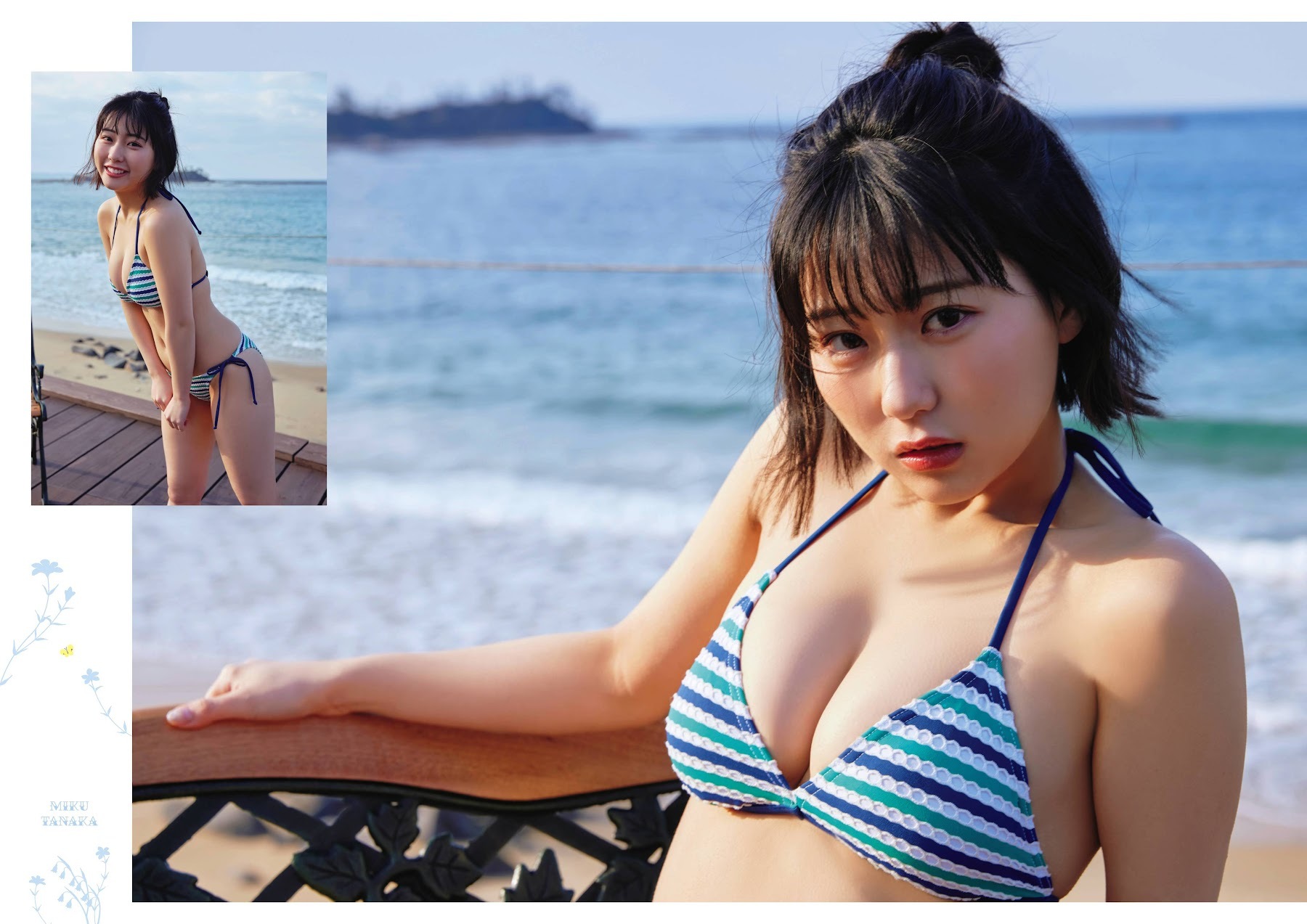 田中美久(HKT48)最新グラビア水着画像⑦ 2枚目