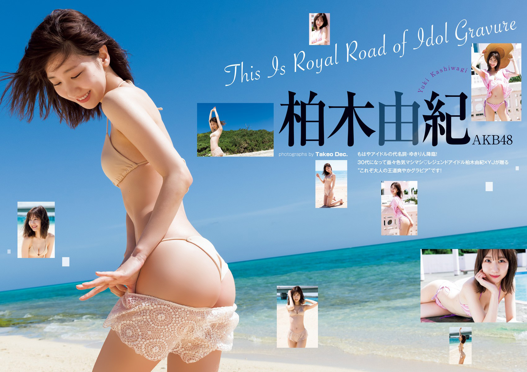 柏木由紀 最新グラビア含む水着画像⑥ 18枚目