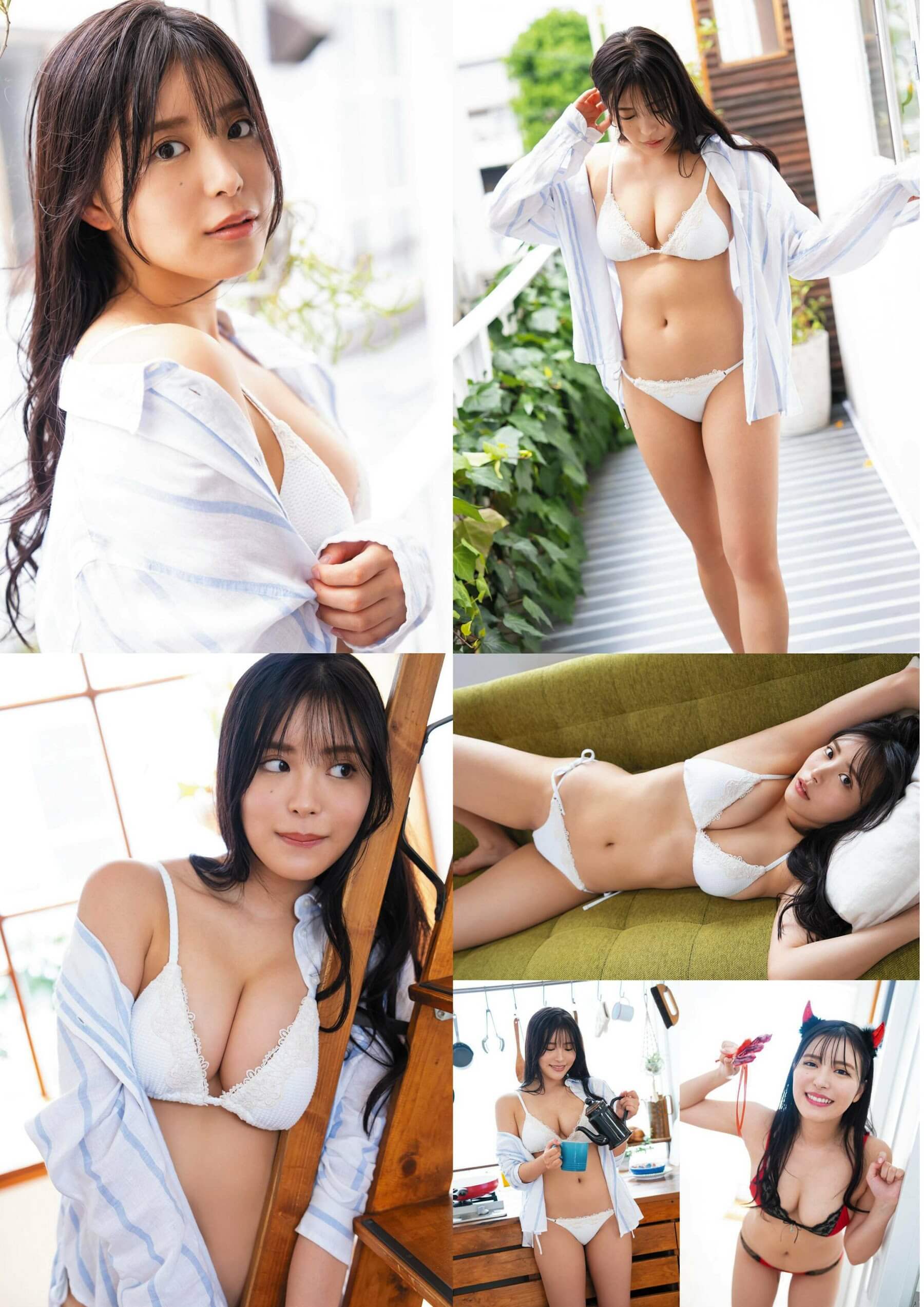 竹内花 現役女子大生グラドルが小悪魔ルックに挑戦! - 芸能アイドルモデル女優水着画像集 2枚目
