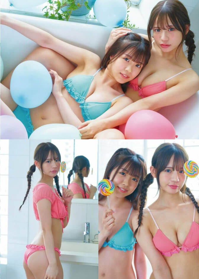貞野遥香 和田海佑 NMB48のこれからを担う2人が初めてのペア水着グラビア - 芸能アイドルモデル女優水着画像集 14枚目