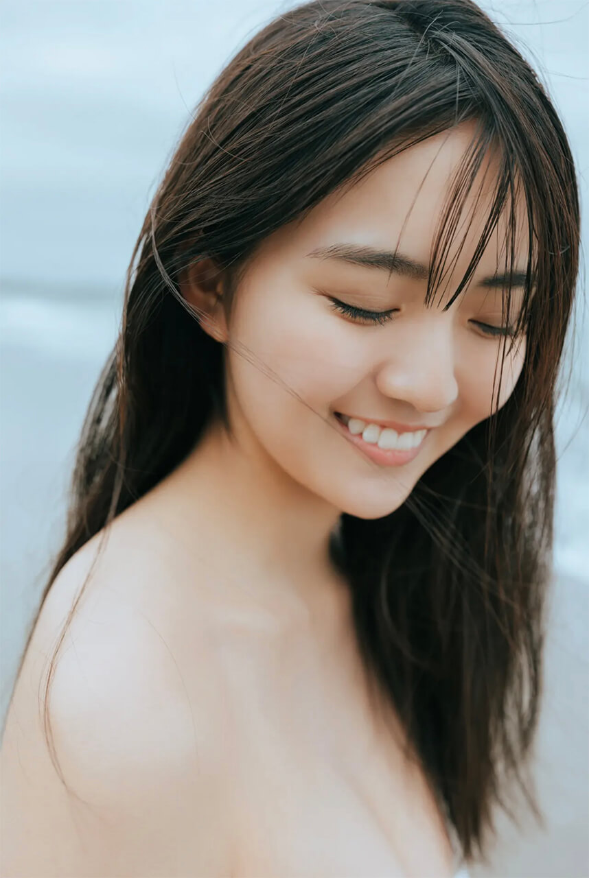 豊田ルナ 白水着で夏の海へ - 芸能アイドルモデル女優水着画像集 6枚目