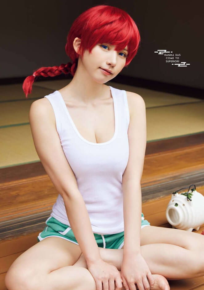 えなこ 奇跡のコラボ早乙女乱馬『らんま1/2』水着ビキニ画像 - 芸能アイドルモデル女優水着画像集 4枚目