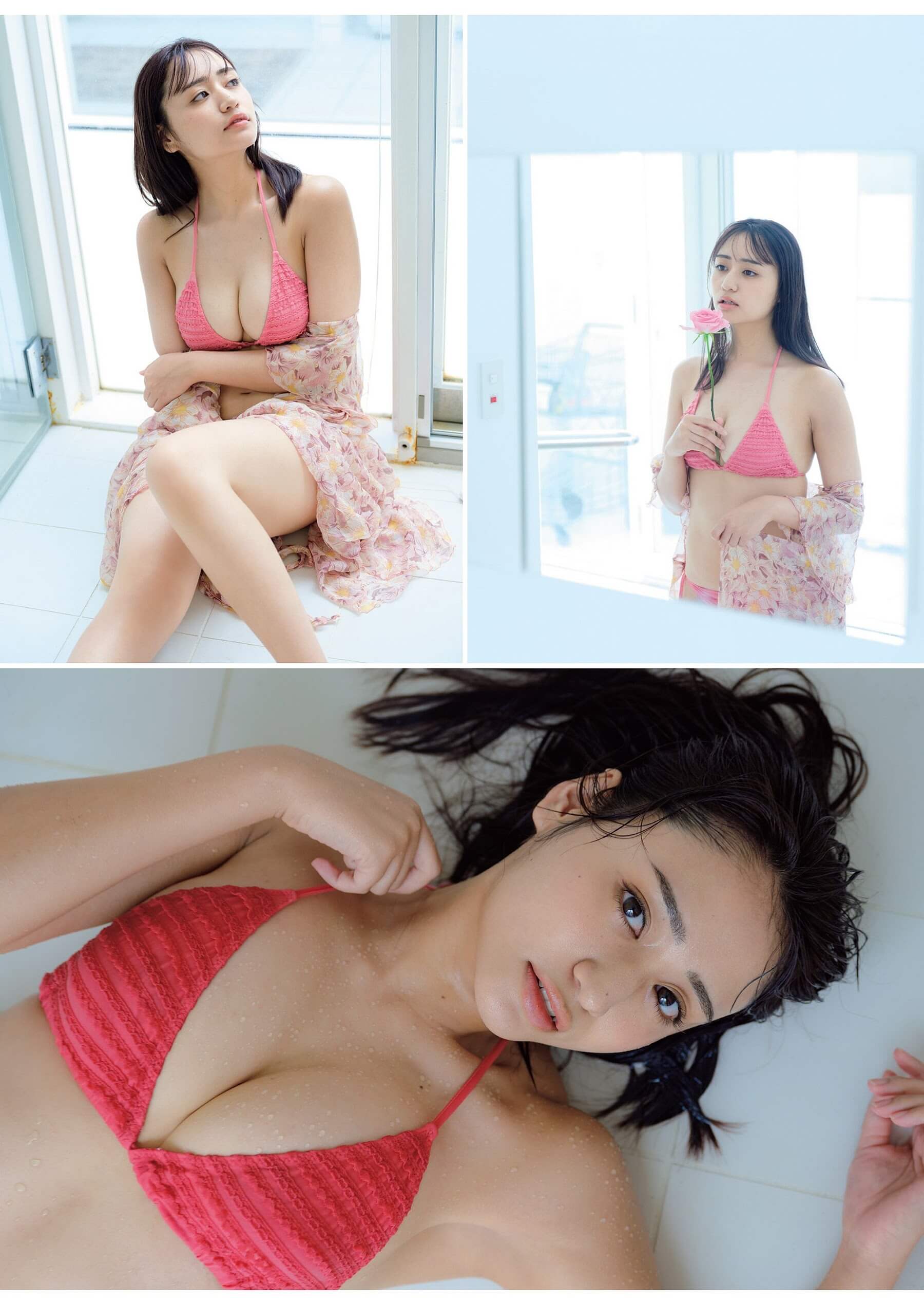 池田メルダ 水着ビキニ画像 アイドルグループ「#,ババババンビ」緑色担当 - 芸能アイドルモデル女優水着画像集 5枚目