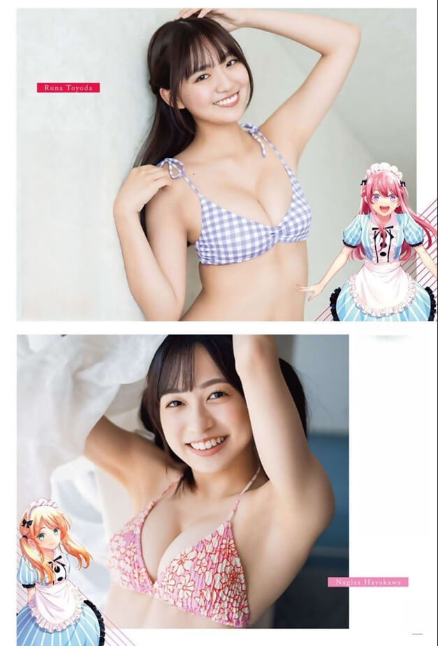 女神のカフェテラス × ミスマガジン 菊地姫奈 豊田ルナ 大槻りこ 天野きき 早川渚紗 - 芸能アイドルモデル女優水着画像集 5枚目