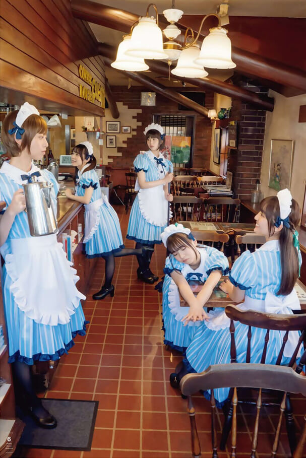 女神のカフェテラス × ミスマガジン 菊地姫奈 豊田ルナ 大槻りこ 天野きき 早川渚紗 - 芸能アイドルモデル女優水着画像集 7枚目