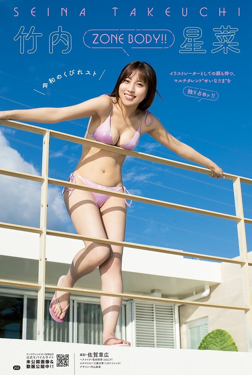 竹内星菜 最新グラビア含む水着画像② 1枚目
