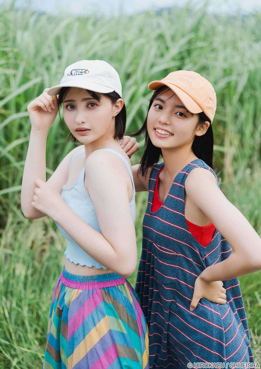 【水着画像制コレ22準GPペアグラビア!元気印のエイミーちゃん&松島かのんちゃん 12枚目