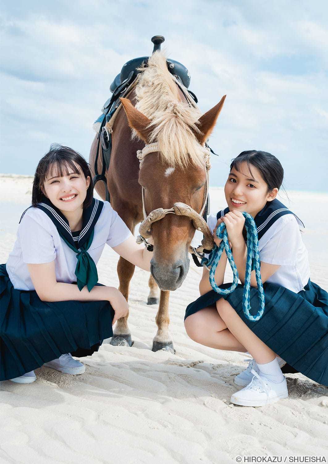 【水着画像制コレ22準GPペアグラビア!元気印のエイミーちゃん&松島かのんちゃん 13枚目