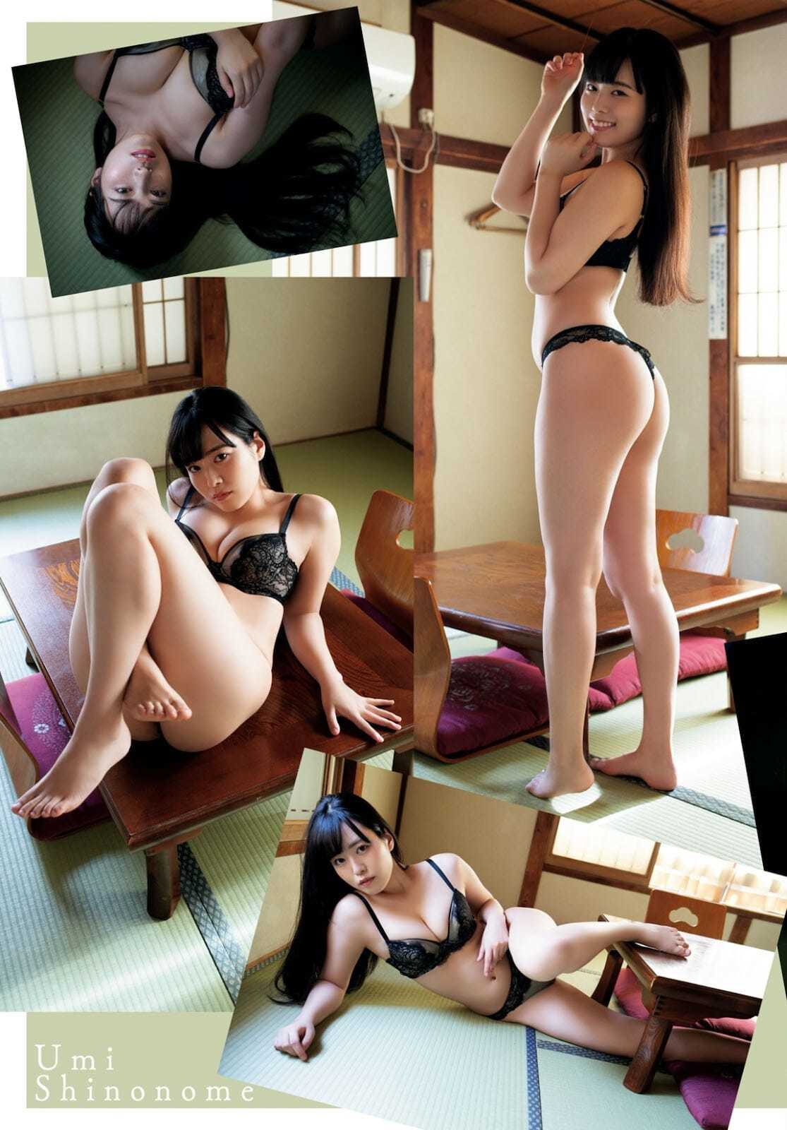 豊満なGカップバスト&美尻な100センチヒップの【水着画像】 二刀流”で話題を集めている東雲うみちゃん 7枚目