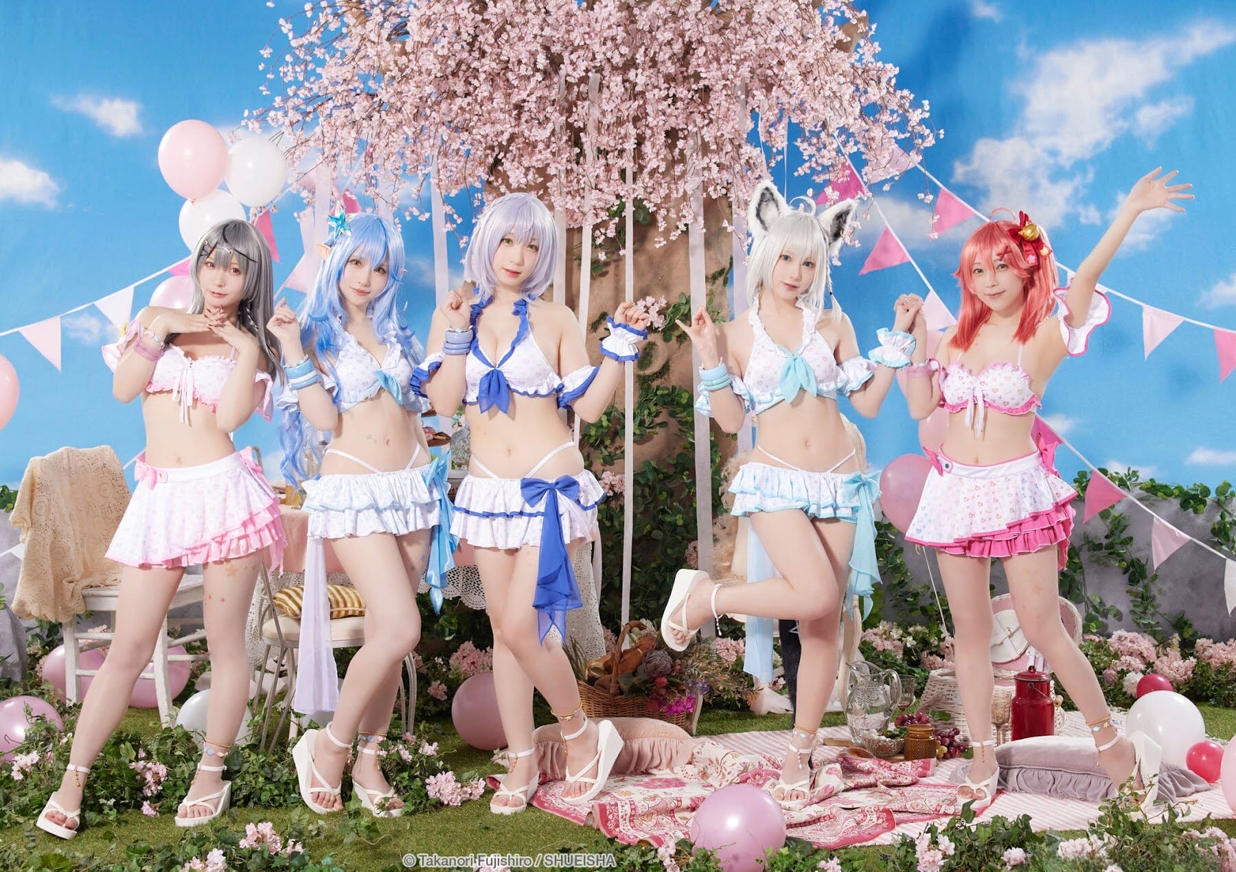 「ホロライブ・サマー2022」の水着を人気コスプレイヤー達が再現! Hololive Summer 2022 12枚目