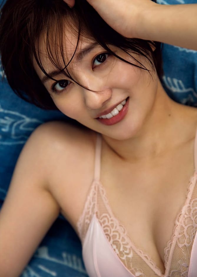 奥山かずさが女優魂を魅せる水着グラビア 12枚目