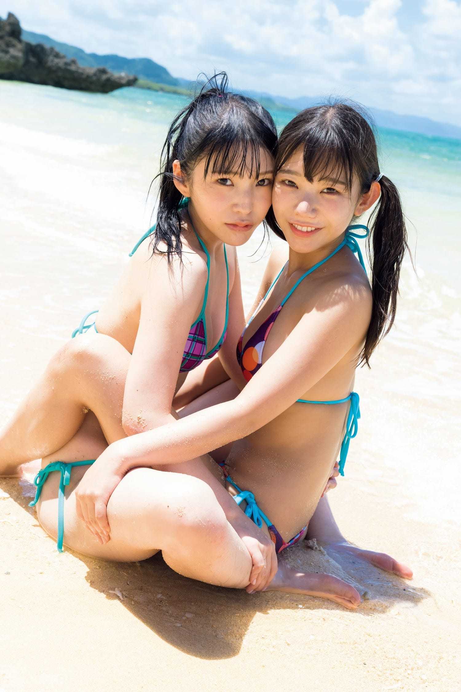 長澤茉里奈×長澤聖愛 日本一の童顔巨乳シスターズ Wポッチの長澤姉妹 12枚目