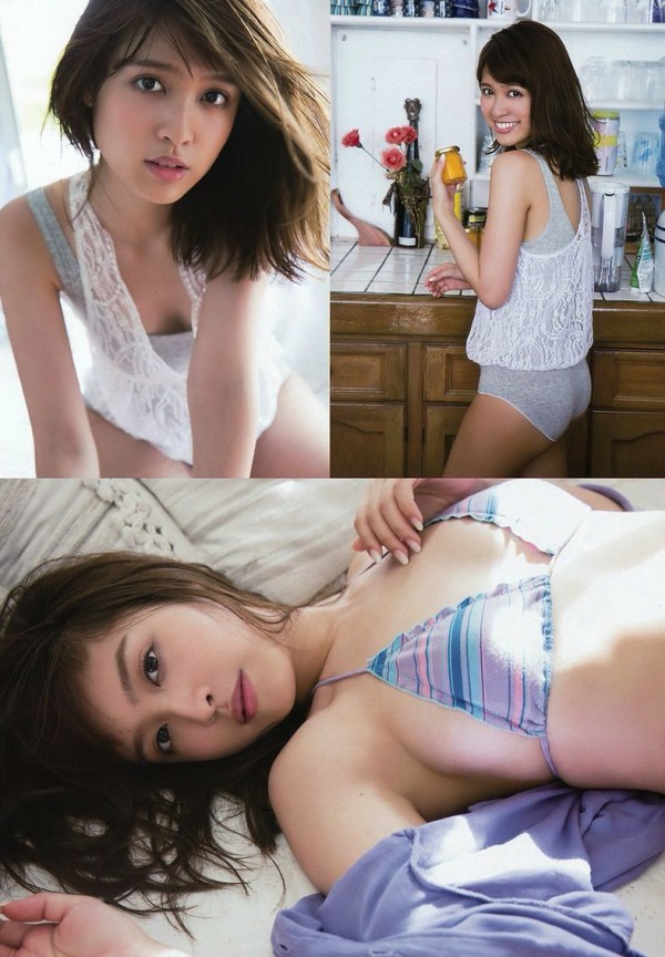 松本愛性的にしか見られない水着画像 8枚目