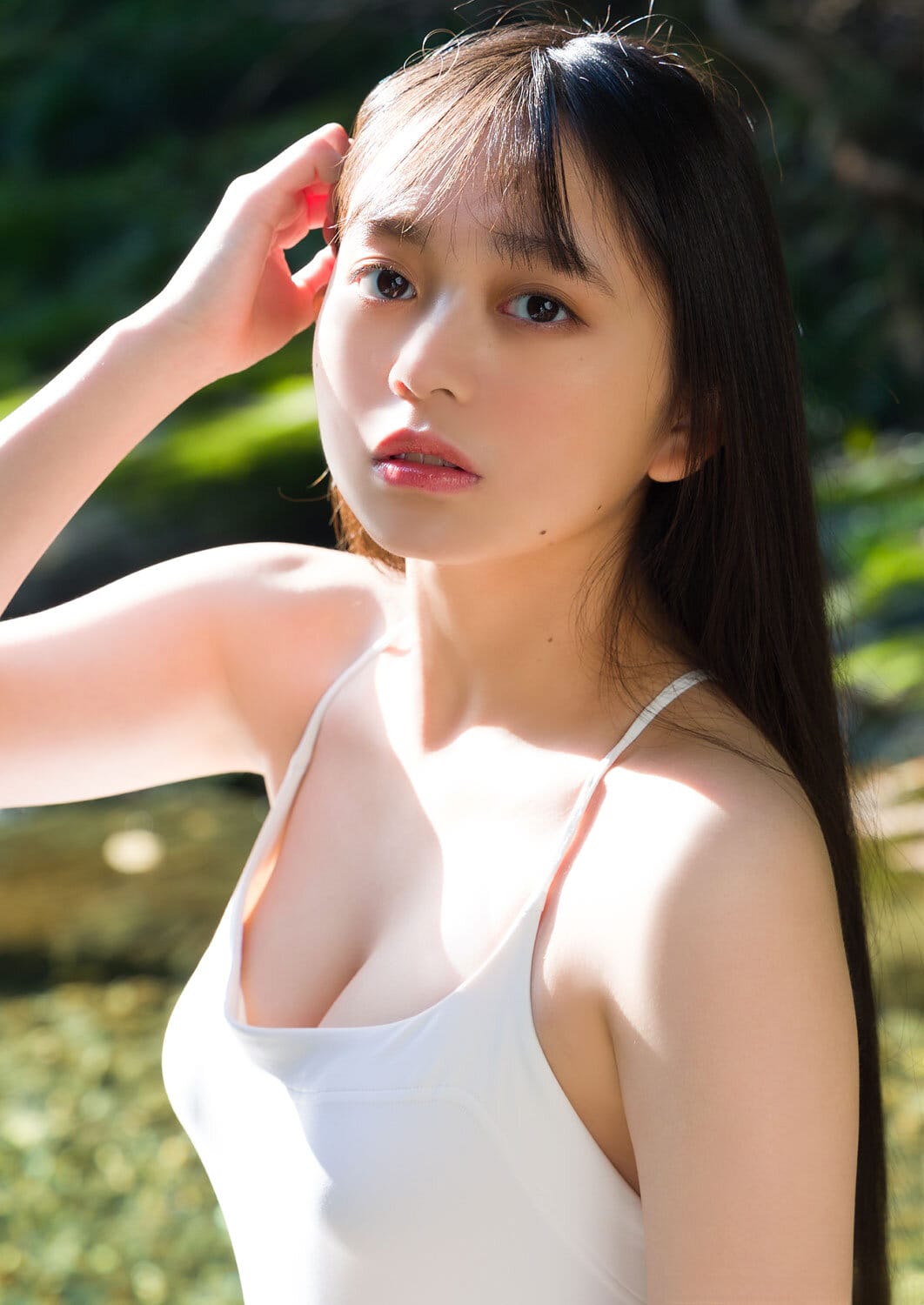 蓬莱舞【水着画像】制コレ22 可愛すぎる制服姿、眩しい笑顔、 健康的なスタイル、透明感・・・ 1枚目