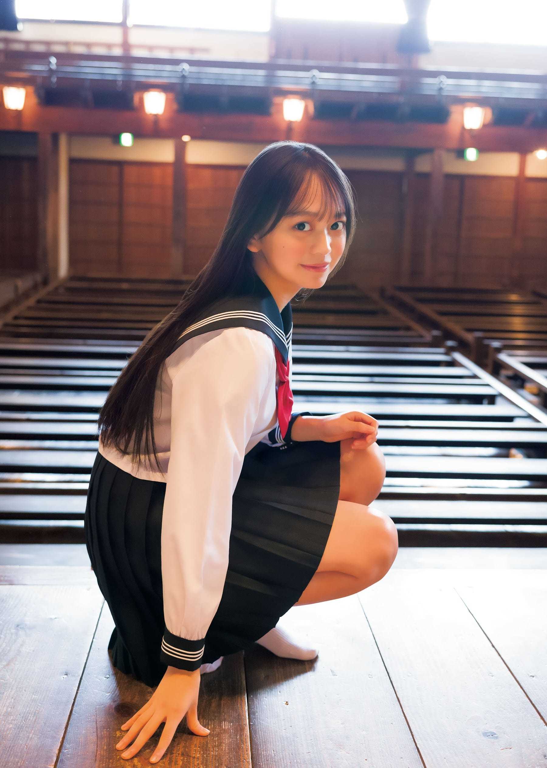 蓬莱舞【水着画像】制コレ22 可愛すぎる制服姿、眩しい笑顔、 健康的なスタイル、透明感・・・ 9枚目