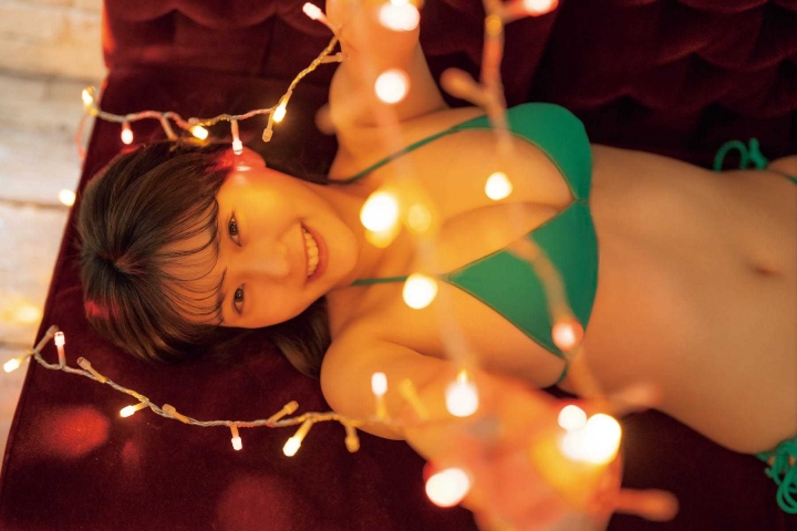 HKT48 田中美久 みくりんとクリスマス【水着ビキニ画像 17枚目