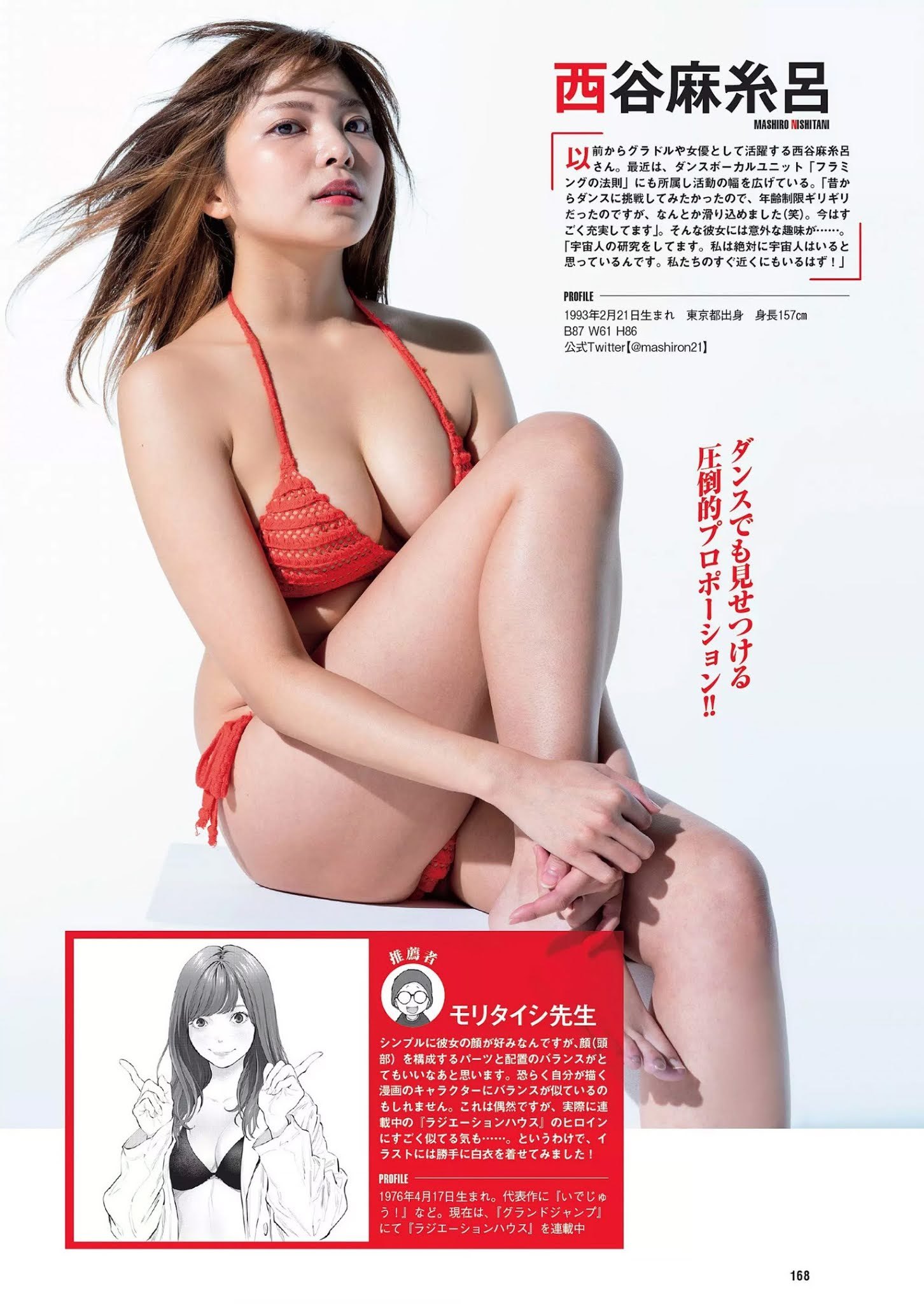 西谷麻糸呂 最新グラビア水着画像 5枚目