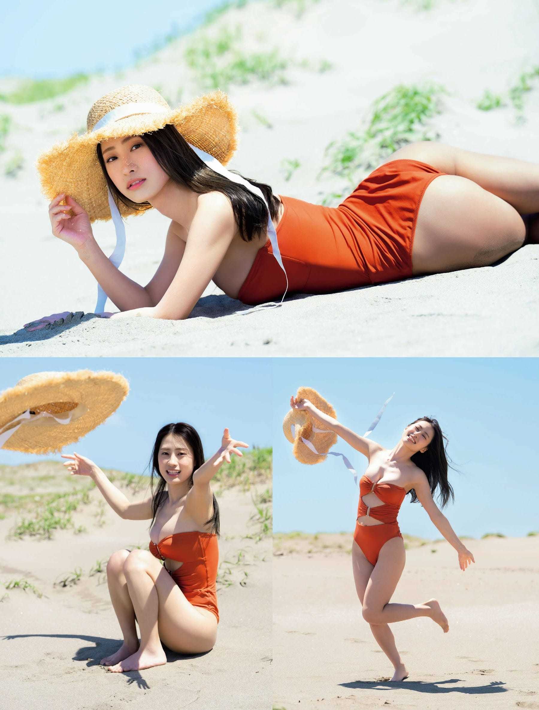 澄田綾乃 夏の太陽に輝くカラダは どこから見てもパーフェクト - 芸能アイドルモデル女優水着画像集 2枚目