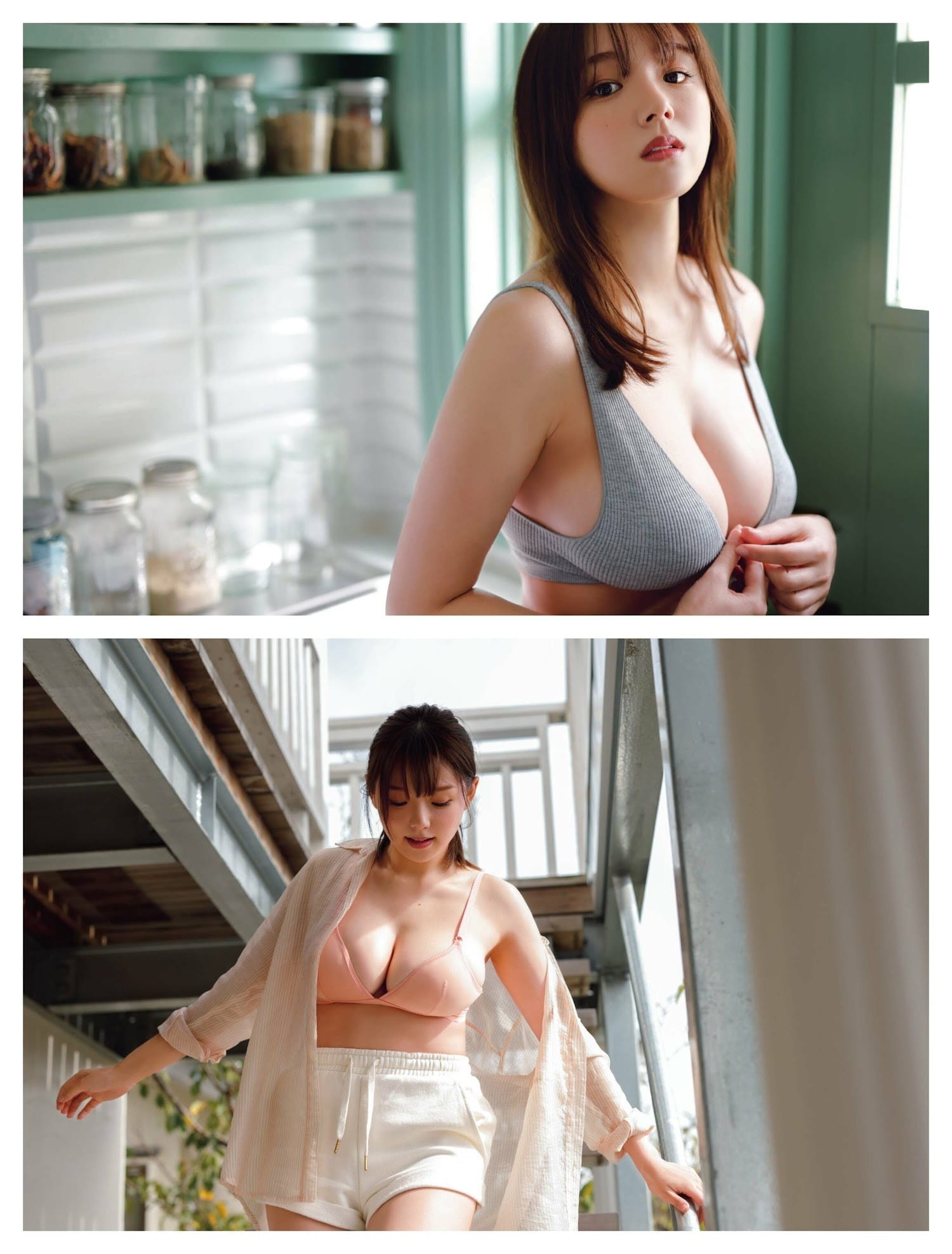 篠崎愛 踊る!『国宝超えバスト』【水着画像グラビア画像 - 芸能アイドルモデル女優水着画像集 10枚目