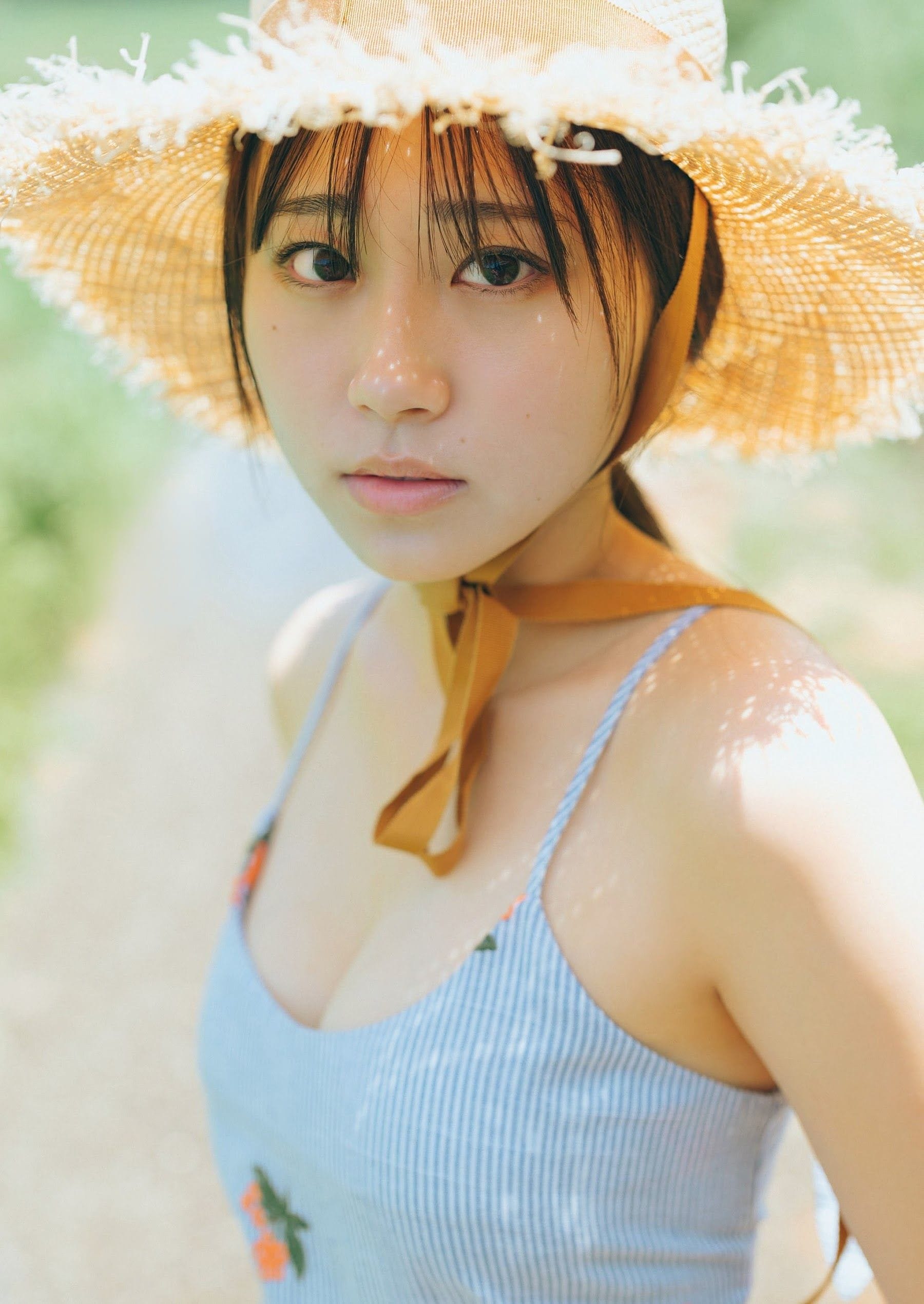 大白桃子【水着画像グラビア画像 静岡産の隠れた美少女がベールを脱ぐ - 芸能アイドルモデル女優水着画像集 6枚目