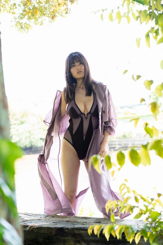 未梨一花【水着画像100cmIカップ - 芸能アイドルモデル女優水着画像集 10枚目