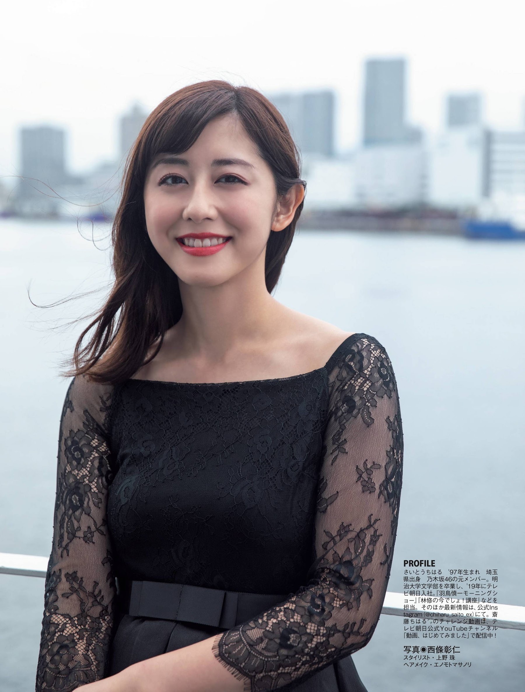 斎藤ちはる(テレ朝) 最新グラビアと胸チラ画像 6枚目