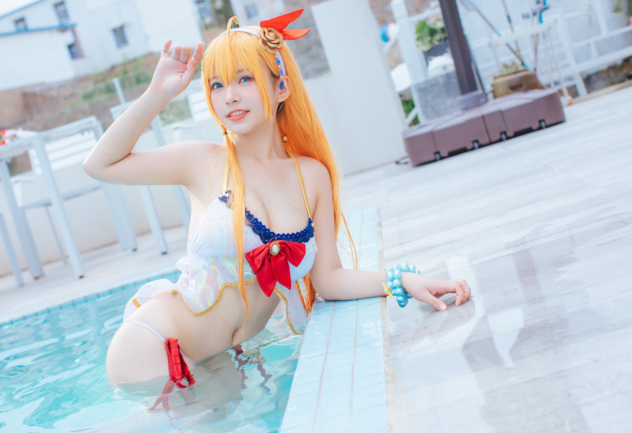 肃雨(スーユー)可愛いコスプレイヤー水着画像 27枚目