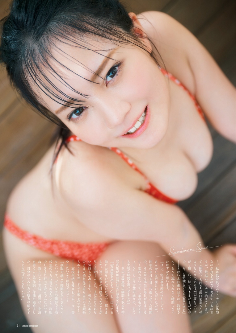 鈴原すず 最新グラビア水着画像③ 17枚目