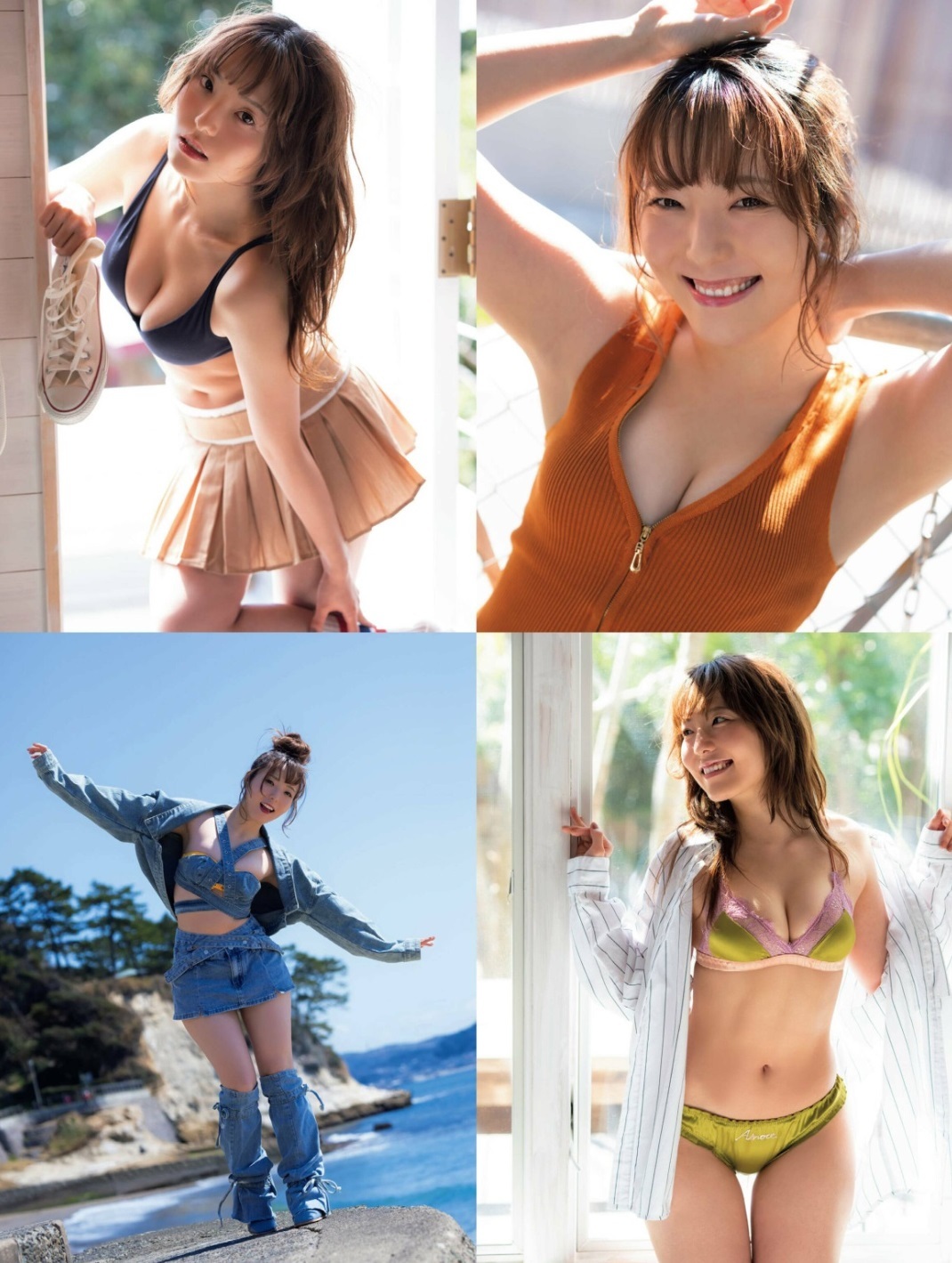 吉原怜那(ダウ90000)最新グラビア水着画像 4枚目