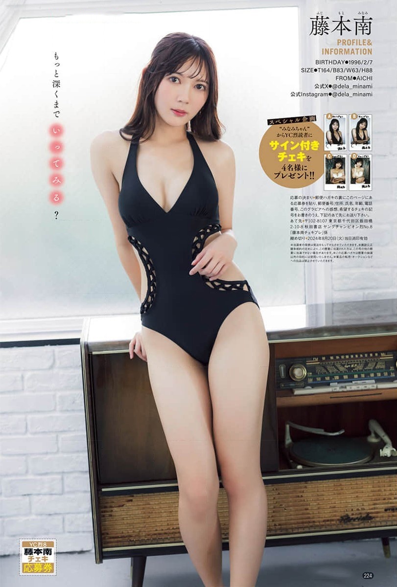 藤本南(dela)最新グラビア水着画像 3枚目