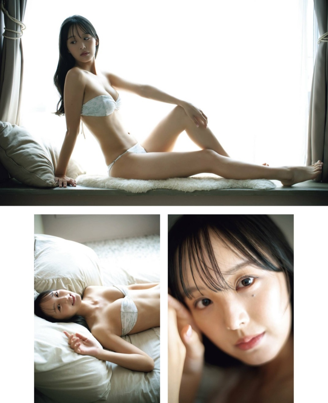 福田朱里(STU48)最新グラビア水着画像 2枚目