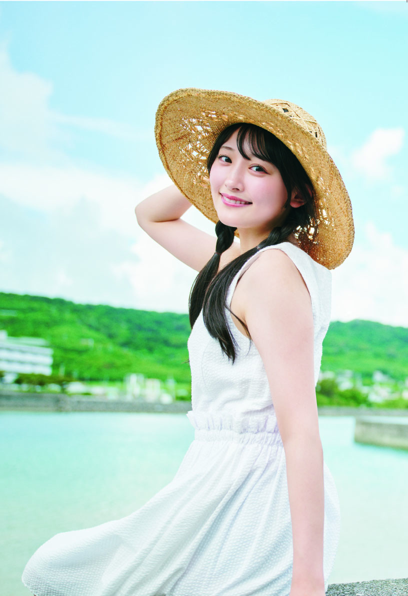 石橋颯(HKT48)最新グラビア水着画像 5枚目