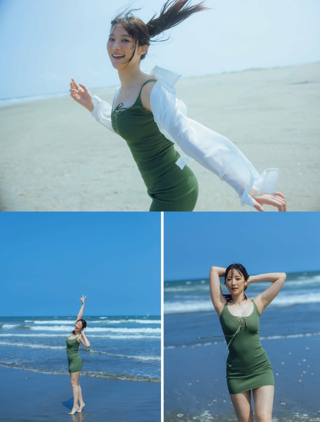 山崎あみ 最新グラビア水着画像② 6枚目
