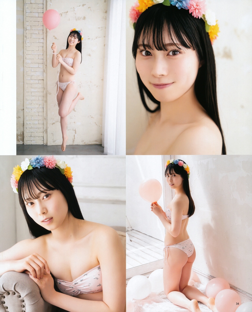 龍本弥生(NMB48)最新グラビア水着画像 17枚目