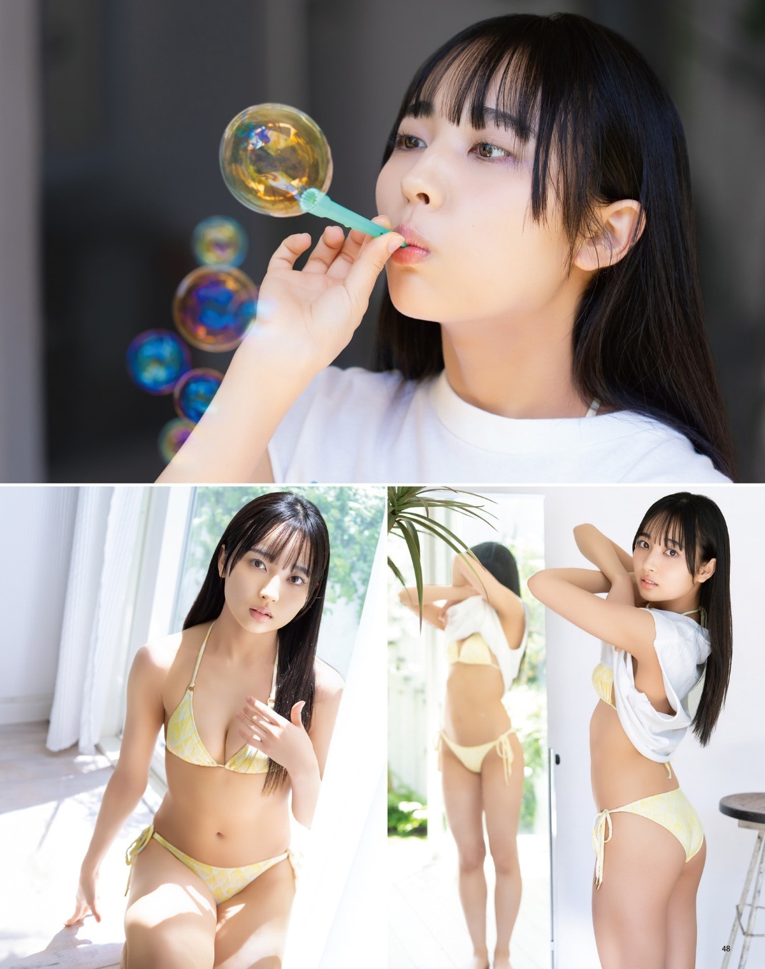 田中れい(NMB48)最新グラビア水着画像 6枚目