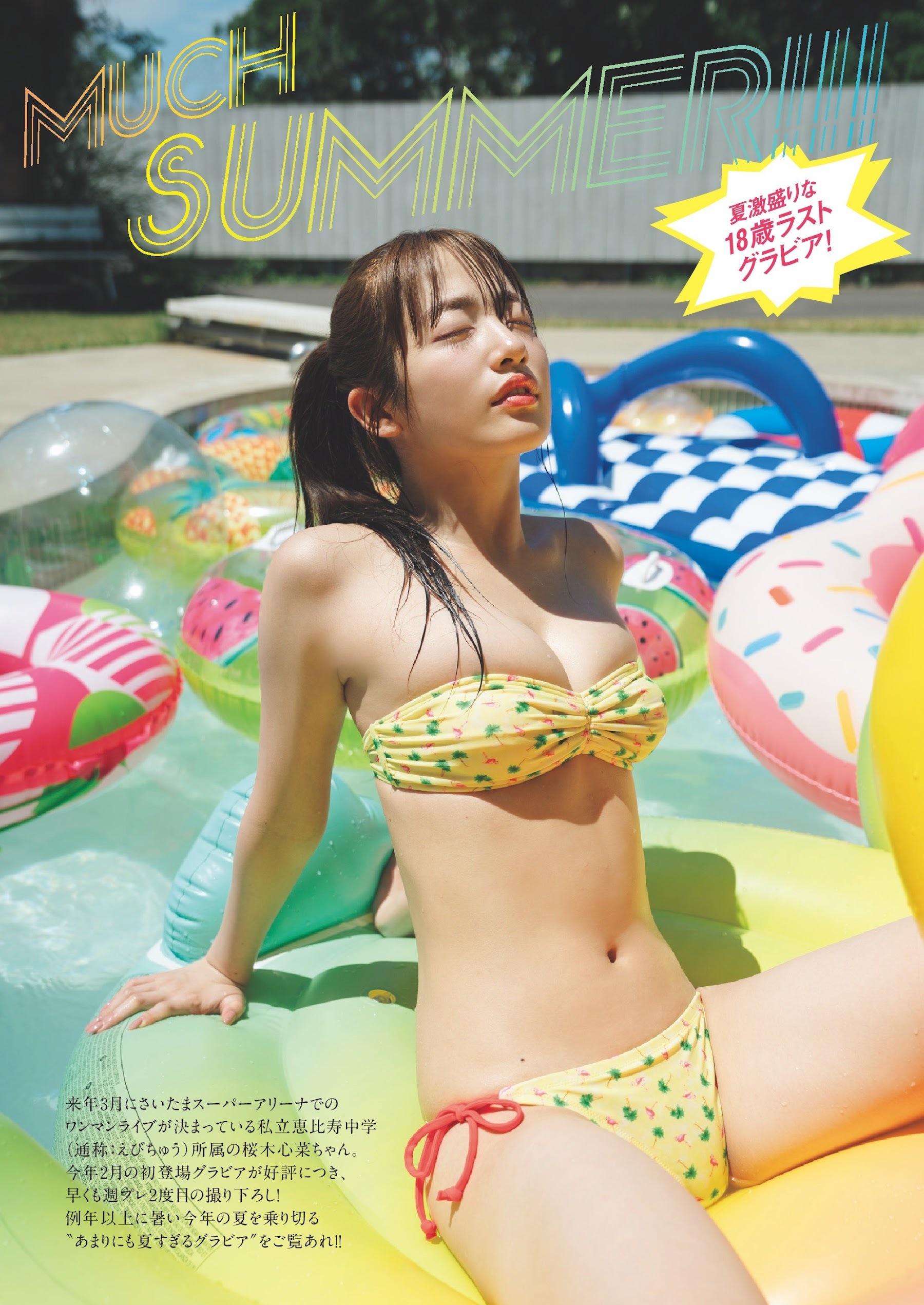 桜木心菜(さくらぎここな)グラビア水着画像 20枚目