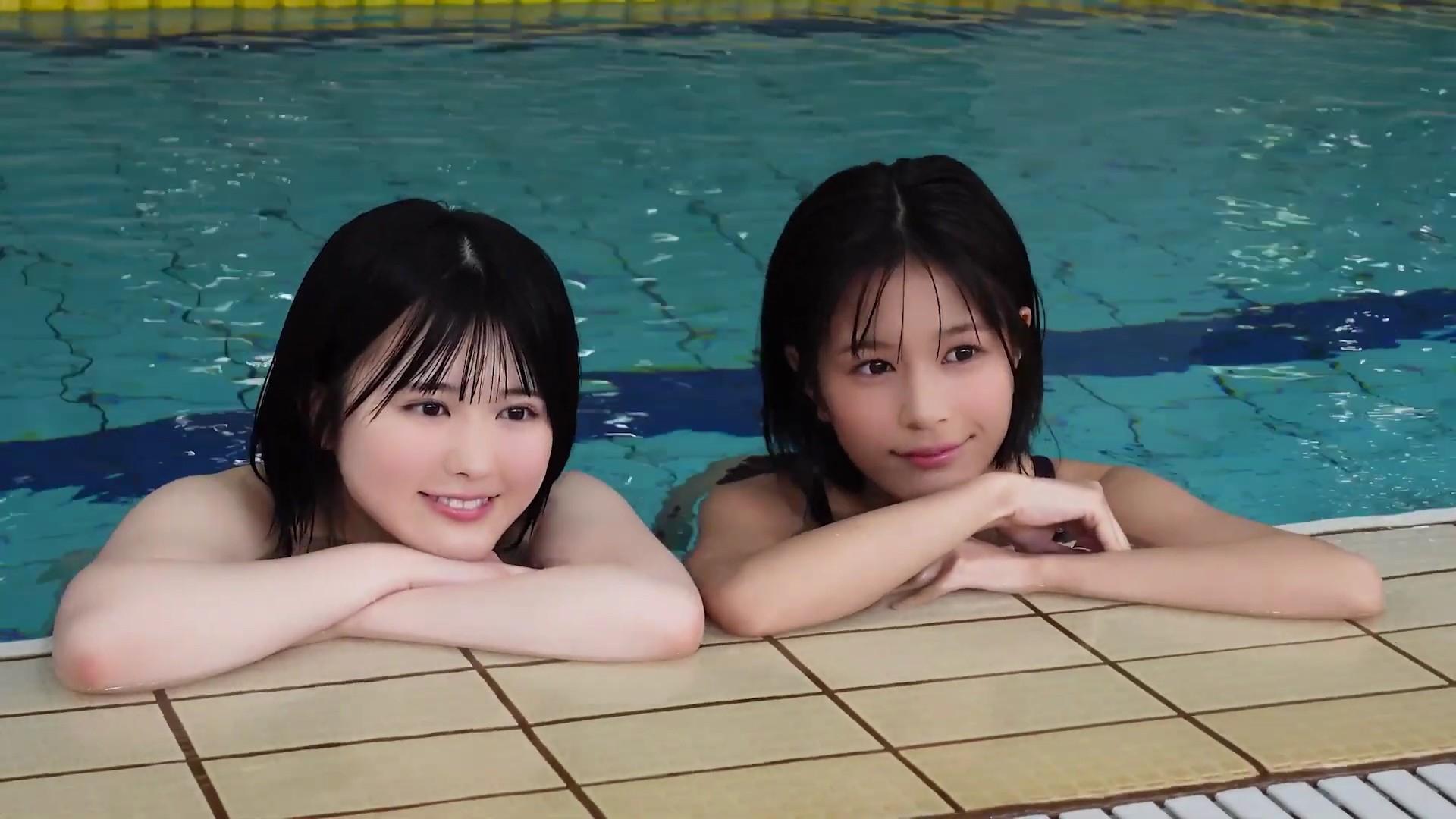 夏芽すずと池田レイラの魅力的な水着グラビア 12枚目