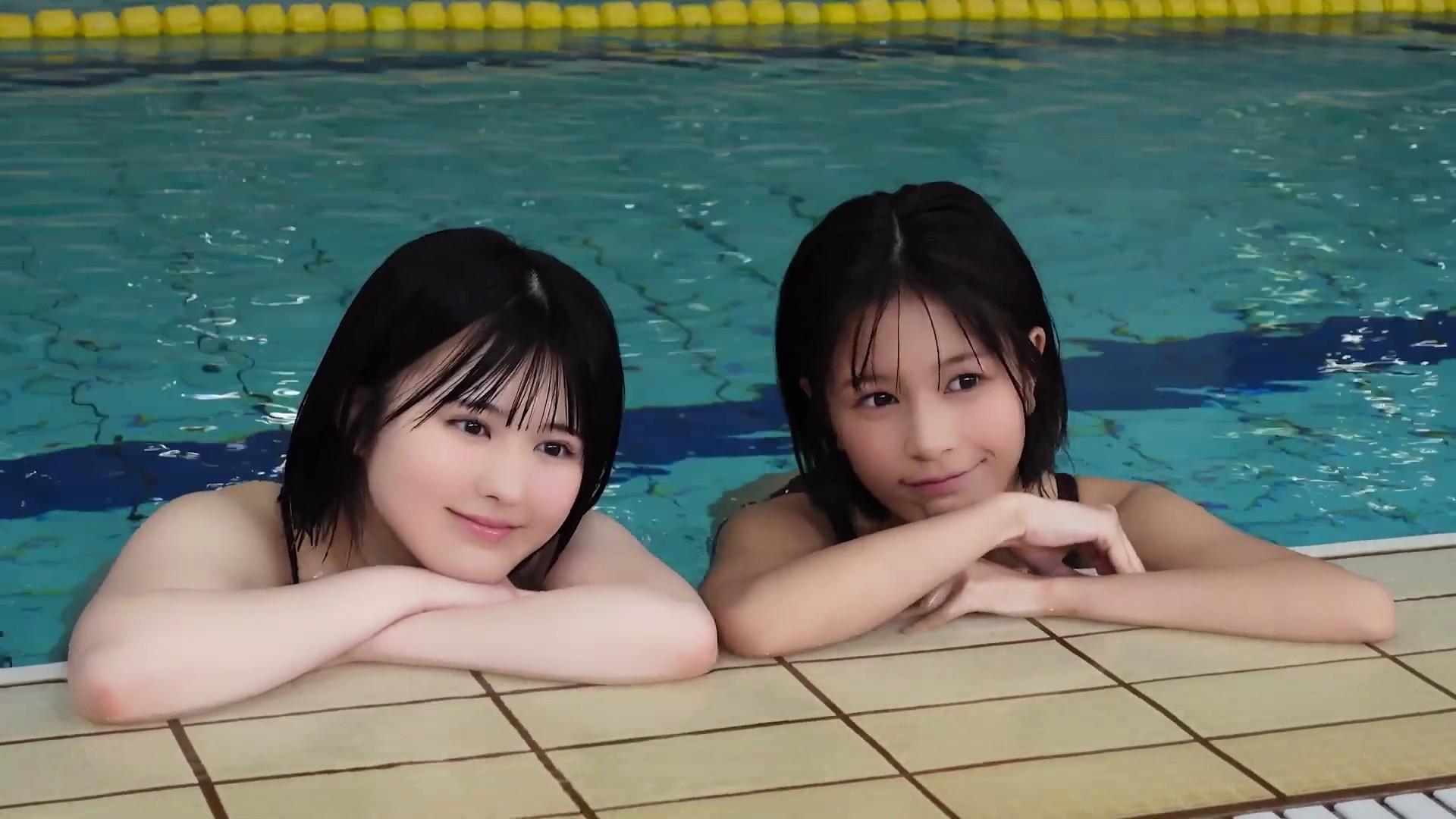 夏芽すずと池田レイラの魅力的な水着グラビア 13枚目