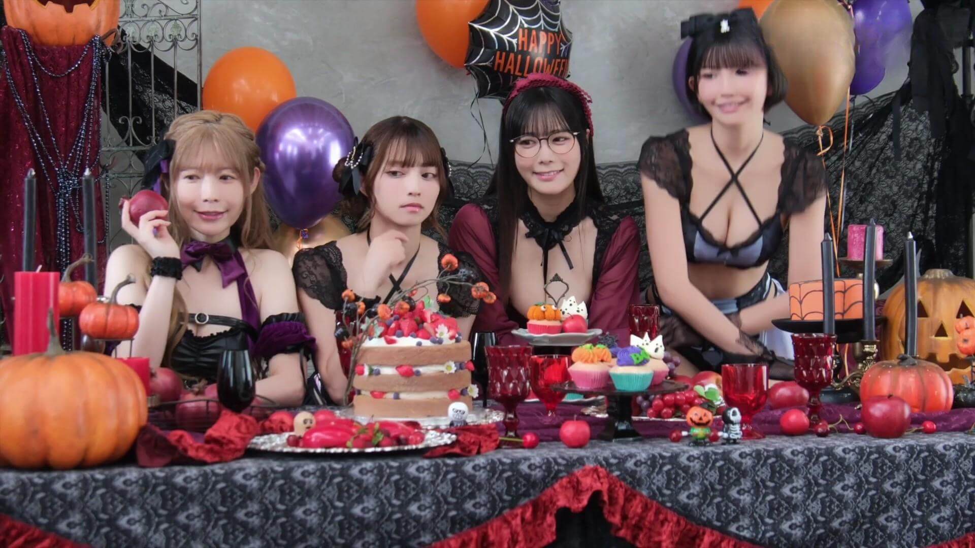 【画像】えなこ率いるPPE美女8人が集結!魅惑のハロウィン水着グラビア&美身ランジェリー競演 27枚目