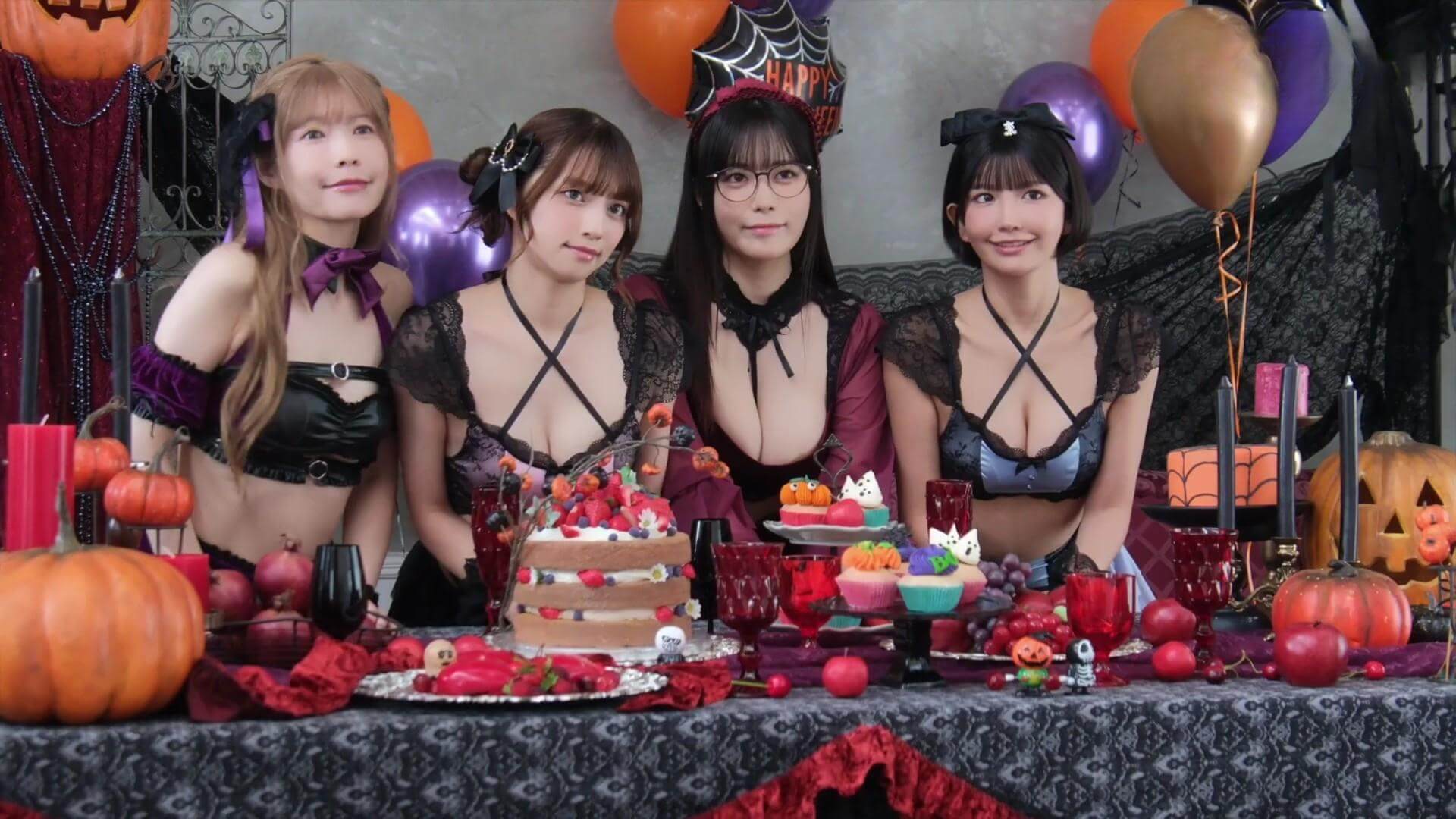 【画像】えなこ率いるPPE美女8人が集結!魅惑のハロウィン水着グラビア&美身ランジェリー競演 28枚目