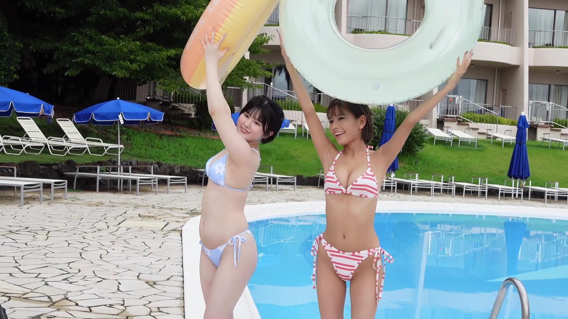 夏芽すず 池田レイラ 同級生 夢の水着グラビア 10枚目