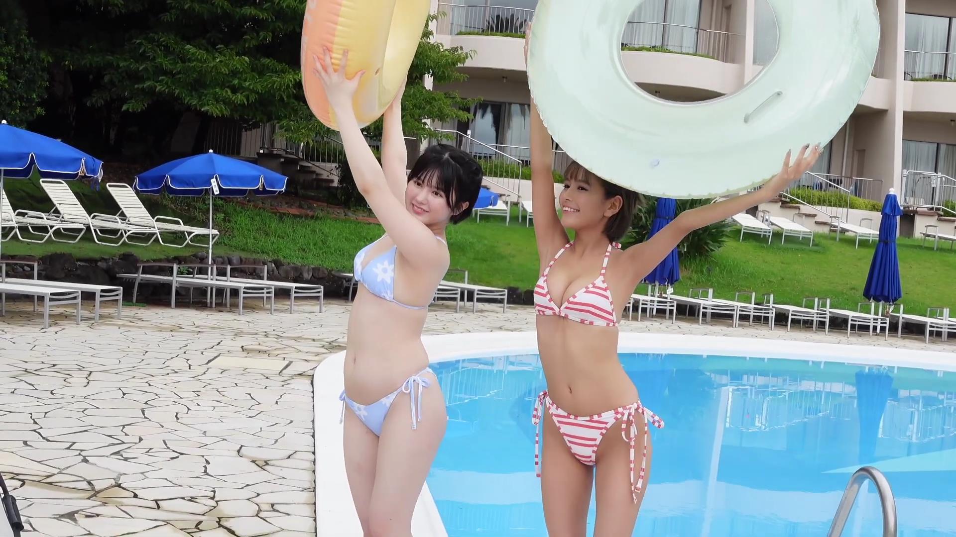 夏芽すず 池田レイラ 同級生 夢の水着グラビア 12枚目