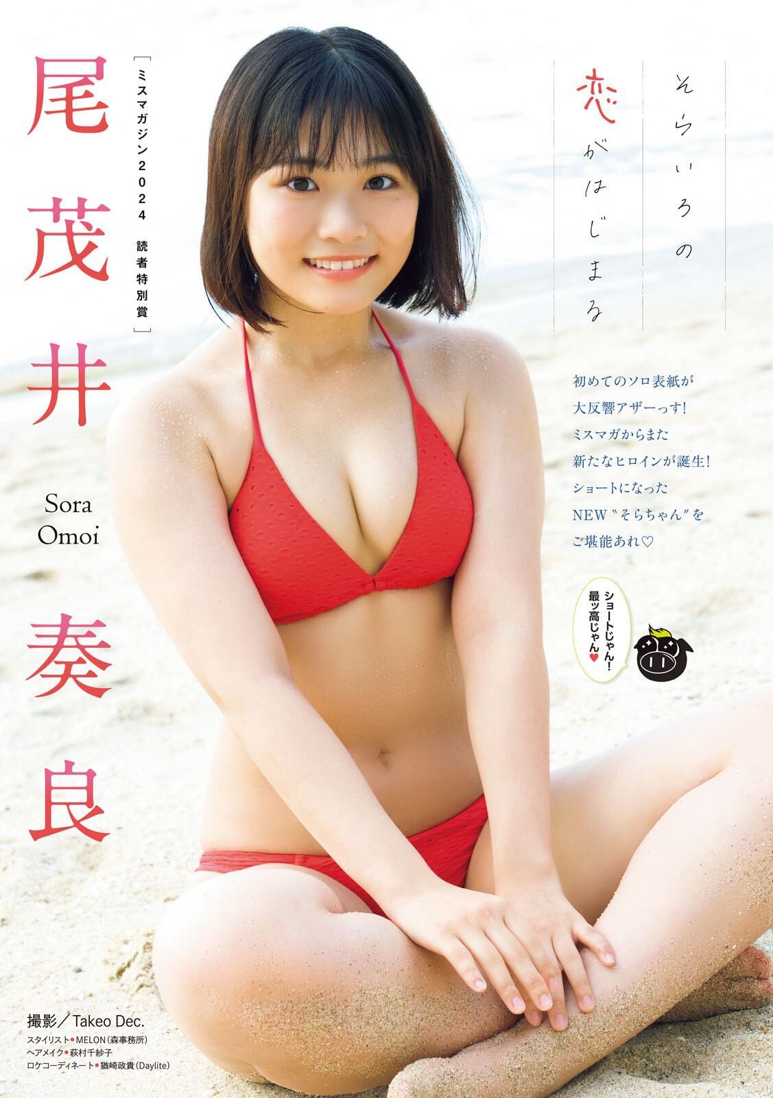 ヤングマガジン 尾茂井奏良 – 2026 No.47 グラビア水着画像 4枚目