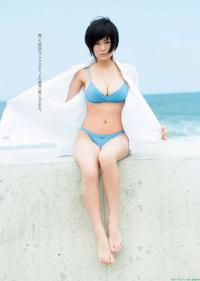 女子高生グラドルRaMu水着グラビア画像 ショートカット十身長148cm+Gカップ