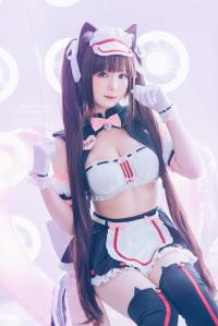 NEKOPARA チョコレートレーシングスーツ パンチラ エロコスプレ