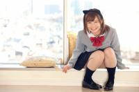 真奈 - グラビア学園 「ネコミミ制服少女の」 
