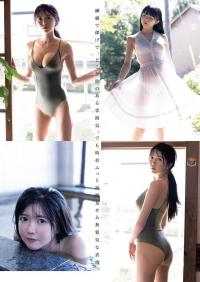 小野寺梓 水着グラビア ライブアイドル界の黒髪純粋系のカリスマ(真っ白なキャンバス)