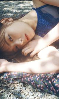 木村葉月 下着ランジェリー 青 - 芸能アイドルモデル女優水着画像集