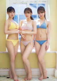 まだまだアツい難波の南国バカンス水着グラビアをご堪能あれ! 上西怜 隅野和奏 和田海佑